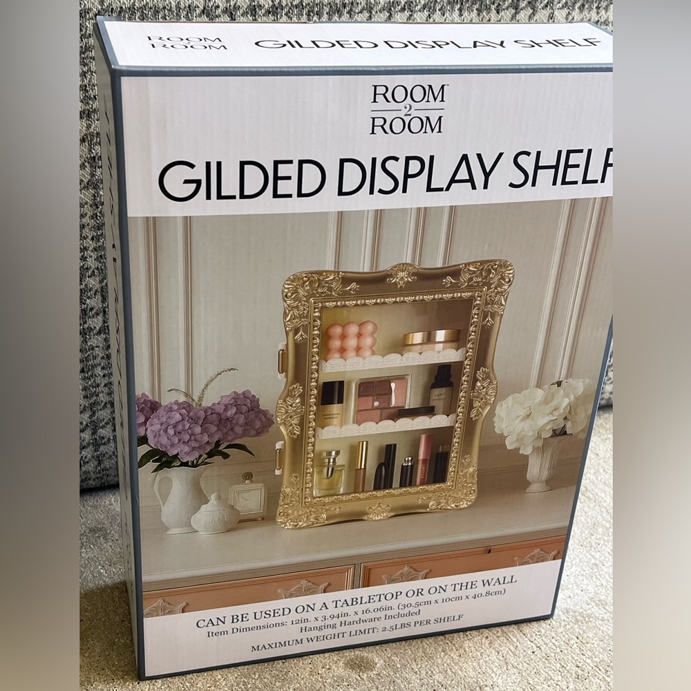 Gold Display Shelf